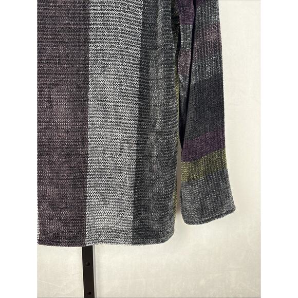 Barbara Holloway Fine Hand Weaving Chenille Cowl Sweater Fits Medium-Large Artsy - Picture 12 of 12